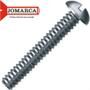 Imagem de Parafuso Rosca Maquina Redonda Fenda Jomarca   1/8 X 7/8'' - Kit C/5 Centos