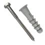 Imagem de Parafuso Sextavado de Aço Inox 1/4 X 70mm e Bucha com anel 50 Pçs