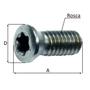 Imagem de parafuso torx m4,0x10 t15