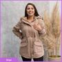 Imagem de Parka Jaqueta Feminina Premium Peluciada com Capuz Removível