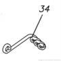 Imagem de Passa fio guia 'l' longo com 3 furos para máquinas bracob bc2500 e bc2600 - 7058