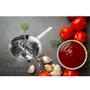 Passa Verdura Italiano molho de tomate purê de batata profissional em Inox Ghidini Importado para fazer molhos caseiros e purê profissional Imagem de Passa Verdura Italiano molho de tomate purê de batata profissional em Inox Ghidini Importado para fazer molhos caseiros e purê profissional