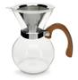 Imagem de Passador de Café em Vidro Borossilicato com Alça de Bambu e Filtro em Inox 650 ml - Mimo Style - VD20031