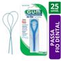 Imagem de Passador de Fio Dental  GUM Original  25 unidades + 1 estojo