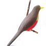 Imagem de Pássaro de Madeira Sabiá Grande