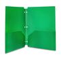 Imagem de Pasta Amazon Basics Plastic 3 Hole Punch 8,5x11", pacote com 6