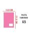 Imagem de Pasta Catalogo Pvc Rosa A5 C/10 Envelopes E 2 Colchetes