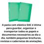 Imagem de Pasta com elastico sem lombo oficio dac verde com 05unidades