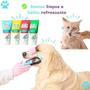 Imagem de Pasta De Dente Cães Gato Gel Dental Pet Clean Morango60g