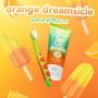 Imagem de Pasta de dentes hello Mermaid Orange Dreamsicle Kids 125 ml, pacote com 3