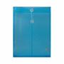 Imagem de Pasta envelope horizontal com fecho azul ev02 / un / plascony