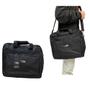 Imagem de Pasta notebook maleta executiva expansivel laptop casual mochila 2 em 1 com 4 bolsos tiracolo preta