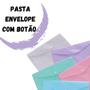 Imagem de Pasta Plástica Tipo Envelope Com Botão Horizontal Ofício A4
