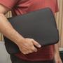 Imagem de Pasta Rigida Case De Notebook S/Bolso Lisa Cinza 14.1/15.6/17.3 Polegadas Neoprene