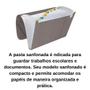 Imagem de Pasta sanfona a4 12div line fume dac