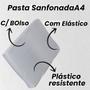 Imagem de Pasta Sanfonada A4 12 Divisórias Plásticas Com Bolso