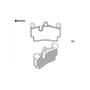Imagem de Pastilha de Freio Cayenne 3.2I V6 02 / Audi Q7 06 / Touareg 02 / Aro 17 / Sistema Brembo ( Traseira )
