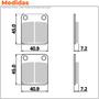 Imagem de Pastilha de Freio Dianteira Honda ml 125 1983/... Valencia (V01)