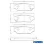 Imagem de Pastilha de freio dianteira - tracker 1996 a 1999 / grand vitara 1998 a 2006 / sidekick 1989 a 1996 / vitara 1988 a 1995 - n1331