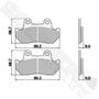 Imagem de Pastilha de Freio Dianteiro Honda CB 900F / f2 1981 a 1994 (Freio Duplo) Valencia (V31)