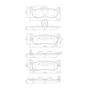 Imagem de Pastilha de Freio NA45940 Grand Cherokee 2.7 3.0 3.6 4.0 4.7 5.7 6.1 98/13 Traseira 