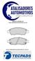 Imagem de Pastilha de freio Nissan March 1.0 16V/1.0 S 16V 2012 2013 2014 2015 2016 2017 2018 2019 2020  Original- TECPADS 5174 (SYL9177)