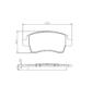 Imagem de Pastilha De Freio Yaris Etios Hatch Dianteira Cobreq N1483 Com Alarme Sistema Akebono Jogo