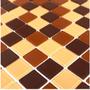 Imagem de Pastilha De Vidro Para Cozinha Banheiro Piscina Cristal Lisa Mescla 30x30cm Diversas Cores - La Bella Griffe