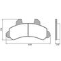 Imagem de Pastilha Freio Dianteira Chevrolet D20 4.0 92 a 1996 Frasle