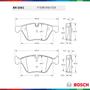 Imagem de Pastilha Freio Dianteiro Cerâmica Bosch Z4 2011 2012 2013 BN1061