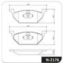 Imagem de Pastilha Freio Dianteiro Fox 2003 a 2021 Cobreq N-2176