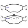 Imagem de Pastilha Freio Dianteiro Saveiro 2009 a 2016 Syl 1417