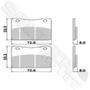 Imagem de Pastilha Freio Dianteiro T-Mac Maxsym 400 2014+ (2 Unidades)