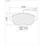 Imagem de PASTILHA FREIO para STILO 1.2 16V 02/ 1.4 16V 04/ 1.6 1.8 16