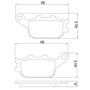 Imagem de Pastilha Freio Traseira Moto Cerâmica CB1000 Z1000 V-Strom