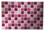 Imagem de Pastilha Resinada Azulejo Mosaico Rosa Placa 20x30cm