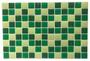Imagem de Pastilha Resinada Azulejo Mosaico Verde Placa 20x30cm
