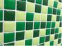 Imagem de Pastilha Resinada Azulejo Mosaico Verde Placa 20x30cm