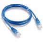 Imagem de Patch Cord 2 Metros Cabo de Rede CAT5E Azul Exbom