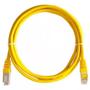 Imagem de Patch Cord Cabo Lan Utp Flexível Rj45 Cat5e 1,5 Mts Amarelo