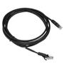 Imagem de Patch Cord Cat5e 100% Cobre 2,5m Homologado Anatel Preto