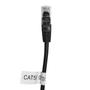 Imagem de Patch Cord Cat5e 100% Cobre 2,5m Homologado Anatel Preto