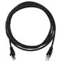 Imagem de Patch Cord Cat5e 100% Cobre 2,5m Homologado Anatel Preto