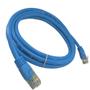Patch Cord Cat6 100% Cobre 2,5m Homologado Anatel - Azul - Pier Telecom Imagem de Patch Cord Cat6 100% Cobre 2,5m Homologado Anatel - Azul