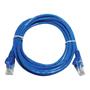 Imagem de Patch cord cca cftv cat5 26awg 2.5m azul