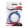 Imagem de Patch cord cftv 3m azul