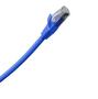 Imagem de Patch Cord Impact Giga Utp Cat6 4p Cor Azul 1.0 Metros Intelbras Conectores Rj45 Flexível Multifilar