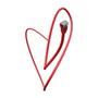 Imagem de Patch Cord Impact Intelbras, LAN UTP CAT5E 4P, 1,5 Metros, Vermelho - 4830103