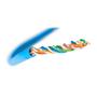Imagem de Patch cord impact lan utp cat5e 4p azul 1,5m pc5az15