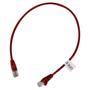 Imagem de Patch Cord UTP 0,5 Metros Cat5e Flexível 100% Cobre Homologado Anatel - Vermelho